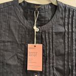 Quince NWT Small Black 100% European Linen Short Sleeve Swing Dress Casual Comfy Photo 5