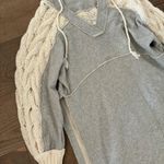 Free People  over the rainbow knit oversized long hoodie pullover Photo 4