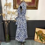 Free Assembly 100% Cotton Belted Button Front Utility Shirtdress ~ Size M 💚🍄 Blue Size M Photo 4