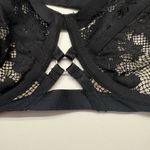 Lane Bryant Cacique Unlined Balconette Black Lace Seriously Sexy Underwire Bra Size 42DDD Photo 2