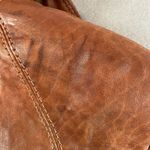 Marc New York Zip Up Leather Jacket Brown Size XL Photo 15