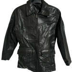 Coach Women’s  Black Leather Jacket Photo 0