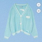 Taylor Swift 1989 Taylor’s Version Blue White Seagull Cardigan  Swiftie XL XXL Photo 2