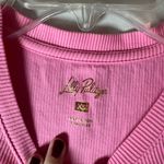 Lilly Pulitzer  Minnie Knit Ribbed Top Hot Pink Sporty Preppy Activewear Size XS Photo 5