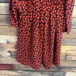 Disney Alice Through The Looking Glass Heart Print Cold Shoulder Dress Size XS Photo 6
