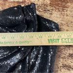 Ronny‎ Kobo Hazel Sequined Bow Mini Dress Black L Size L Photo 7