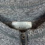 Athleta  Gray Long Sleeve Half Zip Form Fitting Sport Athletic Top S Photo 4