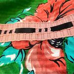 TRELISE COOPER Applique Yourself SKIRT Kelly Green Poppy Print Fairycore Fun Size 8 Photo 8