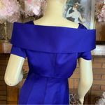 Alex Evenings VINTAGE 1990'S ELECTRIC PURPLE/BLUE COCKTAIL DRESS & BOLERO SET 6 Photo 8