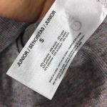 Anthropologie Ella Moss Maggie Heather Grey Puff Sleeve Knit Sweater Small Photo 5