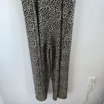 TopShop Love Jumpsuit Cropped with Shoulder Neutral Print US 12 Black Photo 8