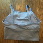 Blue crop tank with padding Photo 2