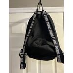 Victoria's Secret PINK Cinch Drawstring Large Back Pack Black/Silver NWOT Photo 3