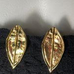 Signed Joanne’s Cooper Got Ciner Willow Leaf Matching Necklace & Clip On Earrings Photo 3