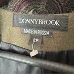 VINTAGE Donny Brook • 100% Wool Coat • 8P • Made in Russia • Green Paisley Photo 9