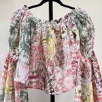 Live 4 Truth Festival Romantic Boho Crop Top Off Shoulder Ruffle Lightweight Medium Western Photo 1