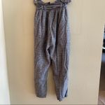 American Eagle  Plaid Tie Pants Photo 3