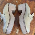 FitFlop  Size 10 Latte Tan Pilar Stud Buckle Leather Platform Mules Lug Photo 1