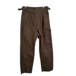 Banana Republic  Heritage Explorer Pant Brown Utility Cargo Linen Blend Womens 6 Photo 1