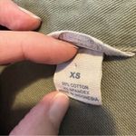 Duluth Trading Co Green Denim Shirt Dress Womens XS Casual Gorpcore Coverall Photo 3