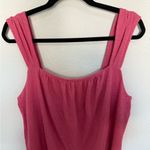 Banana Republic Linen Blend Tank Top Camp Pink Size Large NEW Photo 2