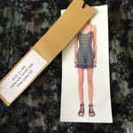 Lace Embroidered Ruffle Open Back Tie Romper Blue Photo 4