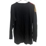 Vintage Art of Ease Brown Fall Leaves 3D Knit Grandma Sweater Size M Cottagecore Black Size M Photo 1