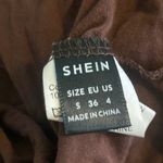 SheIn  Size Small Brown Women's Teen Girl Crop Top Shirt Photo 3