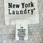 New York Laundry New! NWT Cowl Button Neck Long Sleeve Sweater 1X Photo 6