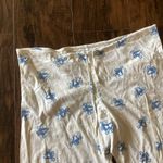 Wide Leg Pajama Pants White Photo 1