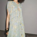 ZARA  Blue Floral Maxi Dress bohemian boho floral printed flowy  Photo 16