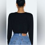 Naked Wardrobe NW0T Black On My Chill Vibes Pullover Long Sleeve Sweatshirt Photo 1