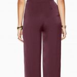 Ramy Brook Ezra Raisin Satin Wide Leg Jumpsuit Photo 1