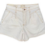 Universal Threads Universal Thread High Rise Midi A-Line Vintage Stretch Denim Shorts White 4 / 27 Photo 0
