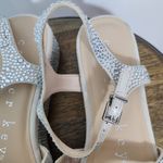 Copper Key  Silver Rhinestone Platform Sandals Size 10 Photo 3