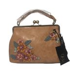 Elle Jae Gypset Tan vegan leather Satchel Nwt fall casual career Photo 1