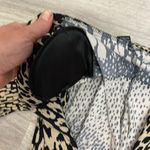 Robert Louis Tan & Black Animal Print Open Front 3/4 Sleeves Cardigan Size PL Photo 8