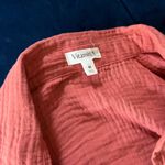 Vitamin A  Pink Button Down Shirt & shorts sz M Photo 5