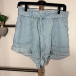 Aerie Light Wash Drawstring Pull On Shorts Size Medium NWT Photo 1