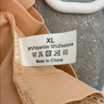 Beige Lace Wireless Bra – Front Closure – Size XL (E8)!!!!!! Tan Photo 4