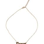 Cancer Horoscope Letter Charm Pendant Necklace Gold Photo 0