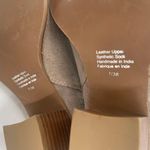 Jeffrey Campbell  Booties Size 7 Boots Suede Taupe Leather Owen Block Heel Zipper Photo 11