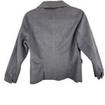 CAbi  Brown Faux Microsuede Shearling Patchwork Snap Up Collared Jacket Size M Photo 1