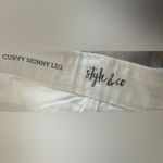 Style & Co NWT  White Jeans Curvy Skinny Midrise sz 16 Photo 3