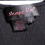 Shape Fx Black Bodycon Ribbed Tank Dress Ballerina Core Silk Blend Stretch S‎ Photo 3