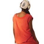 FP Movement Winning Stretch Top Summer Poppy XS NWOT Lounge Gym Pilates Tennis Orange Photo 4