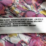 Free People Move Lightly Satin Tank Top Floral Scoop Neck Cami Yellow Pink XS Photo 4