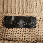 Love Token 💕💕 Knit Sweater ~ Viscose Angora Blend Light Beige Photo 6
