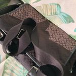 Coach  Black/Brown Signature Purse Messenger Bag 12x9x4" Photo 7