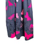 Carolina Herrera Butterfly eyelet embroidered midi dress size 2 $1990 Photo 4